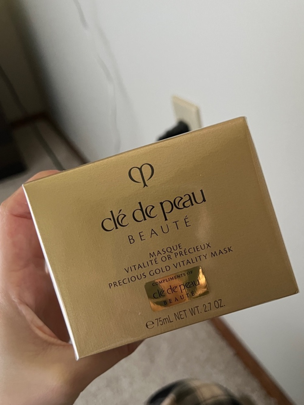 clé de peau Beauté Precious Gold Vitality Mask - Gold